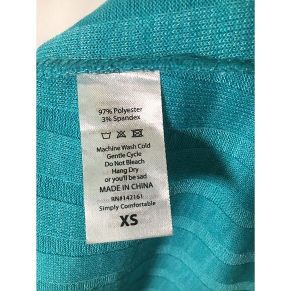 nwt LuLaRoe XS Small Sarah Cardigan Blue Long Sleeve Mid Calf Pockets Sw… - Picture 5 of 6